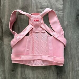 Fit Geno Posture Corrector for Women and Men Adjustable Back Support Brace‎ Pink